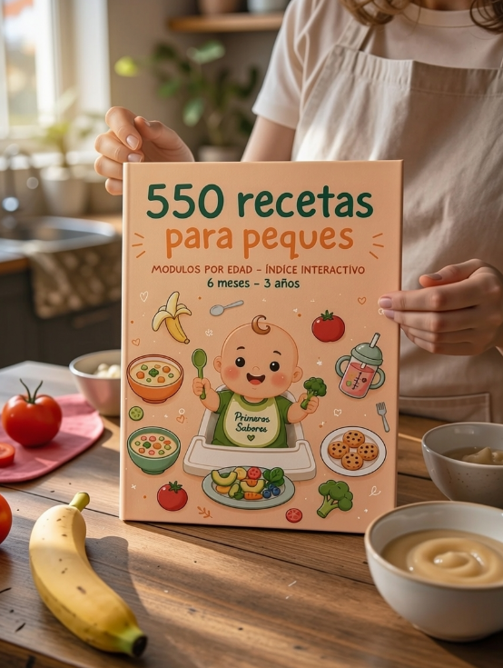 Primeros Sabores: +500 recetas para tu bebé + guía Baby Led Weaning 👶🏼🥣